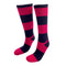 Black & Pink Stripes Crew