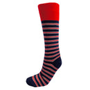 Navy & Red Stripes Crew